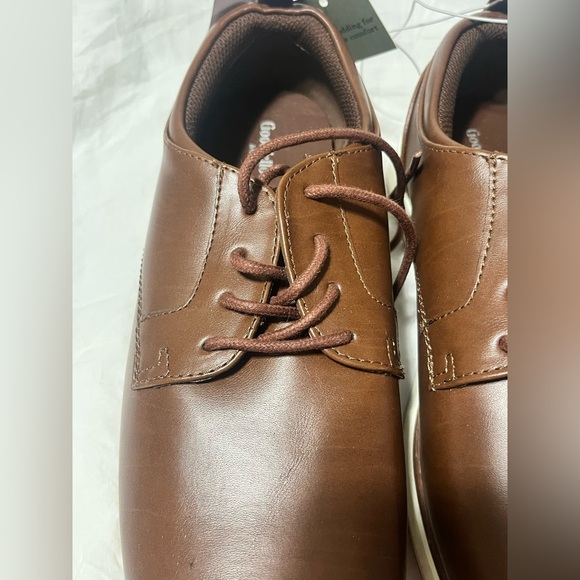 Goodfellow Brown Leather Men's Shoes Size 8 NWT - Picture 3 of 12